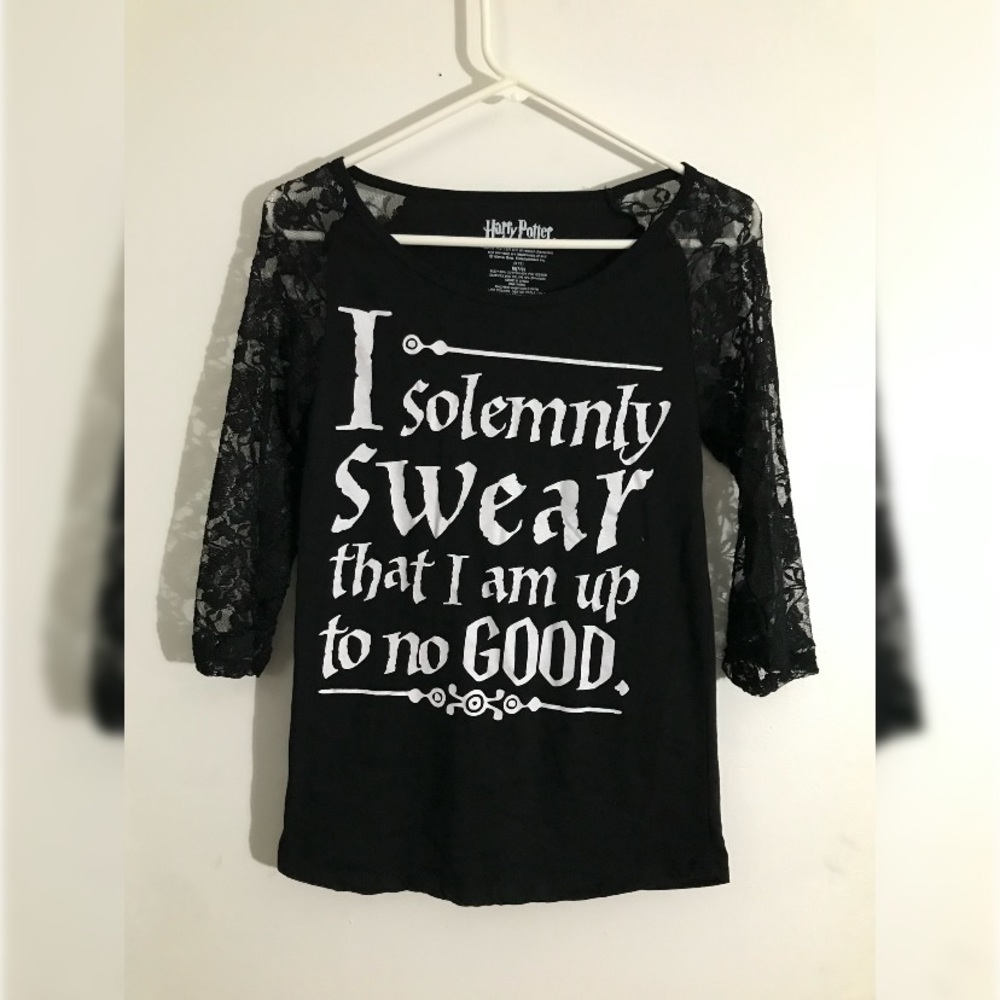 Harry Potter Marauder’s Quote Lace Shirt